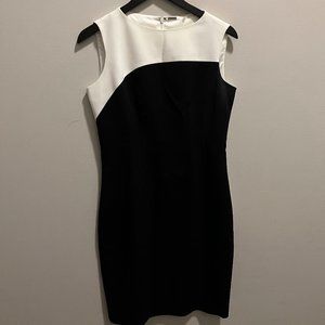 Elie Tahari Black and White sleeveless dress, size 6